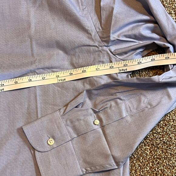 J. Crew Ludlow Slim Fit Light Blue Men's Button Down.  Size 17 - Picture 4 of 7